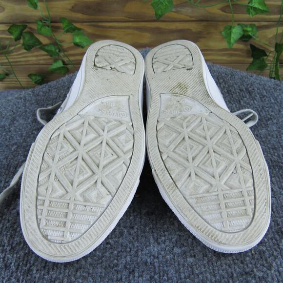 Converse Sneaker All Star Low Cut Girl Y 5 Medium Athletic Gray Fabric Lace Up - Picture 8 of 8